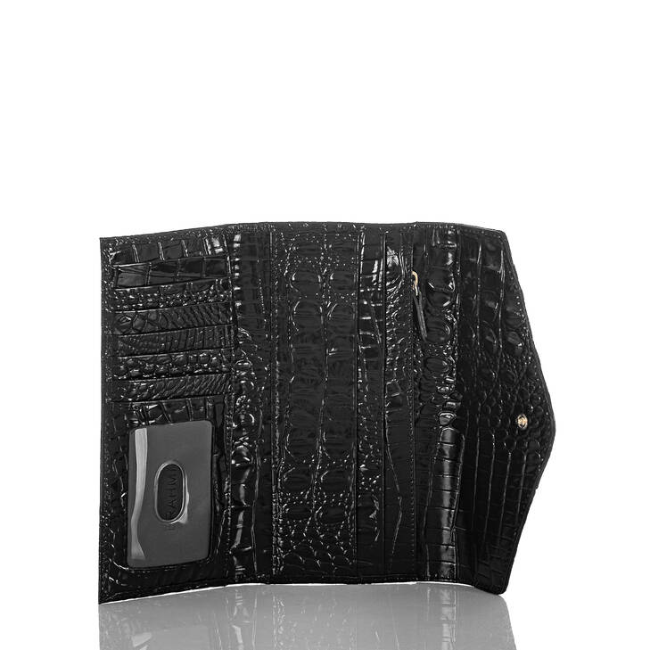 Brahmin Melbourne Collection Veronica Wallet, Black