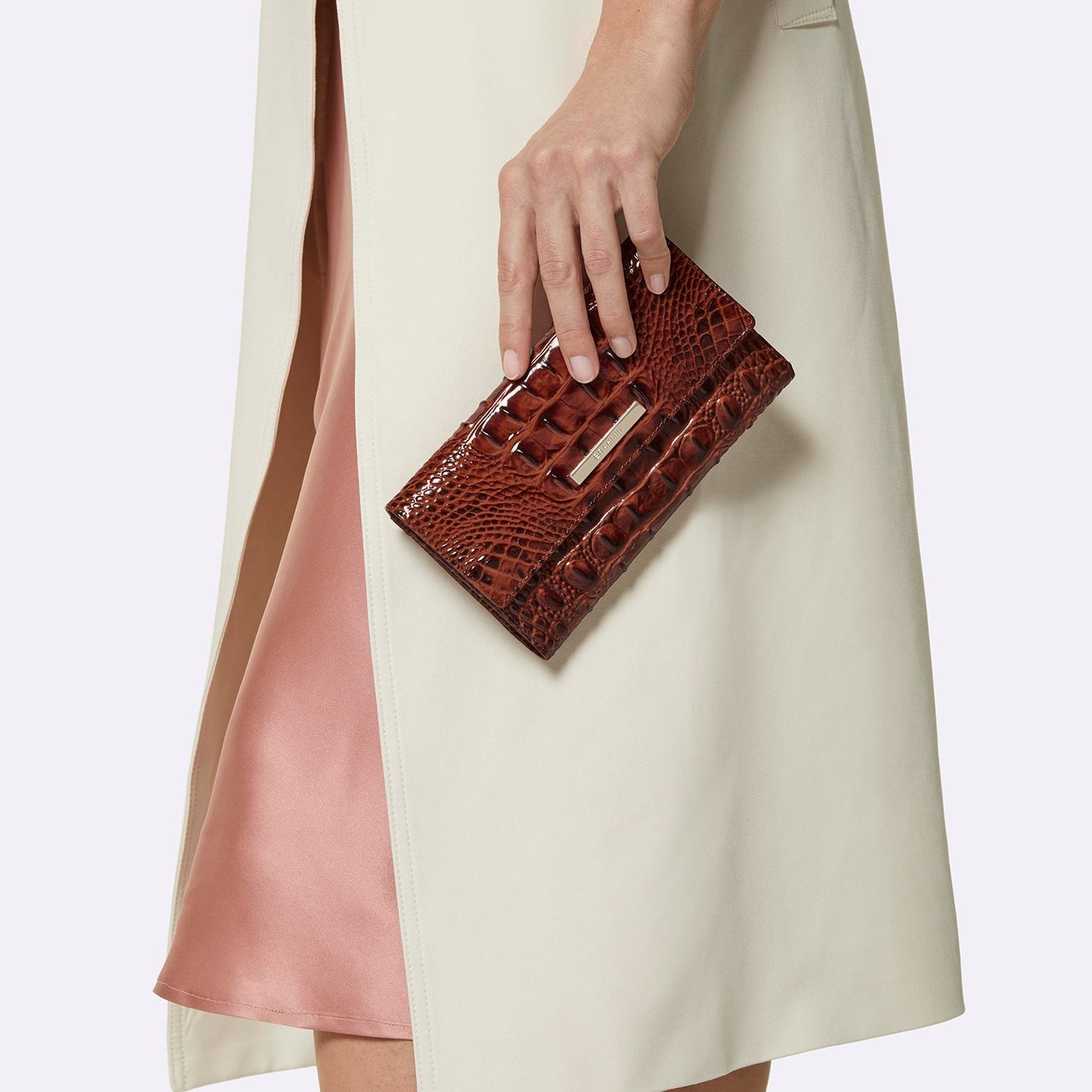 Brahmin Melbourne Collection Cordelia Wallet, Evergreen Ombre