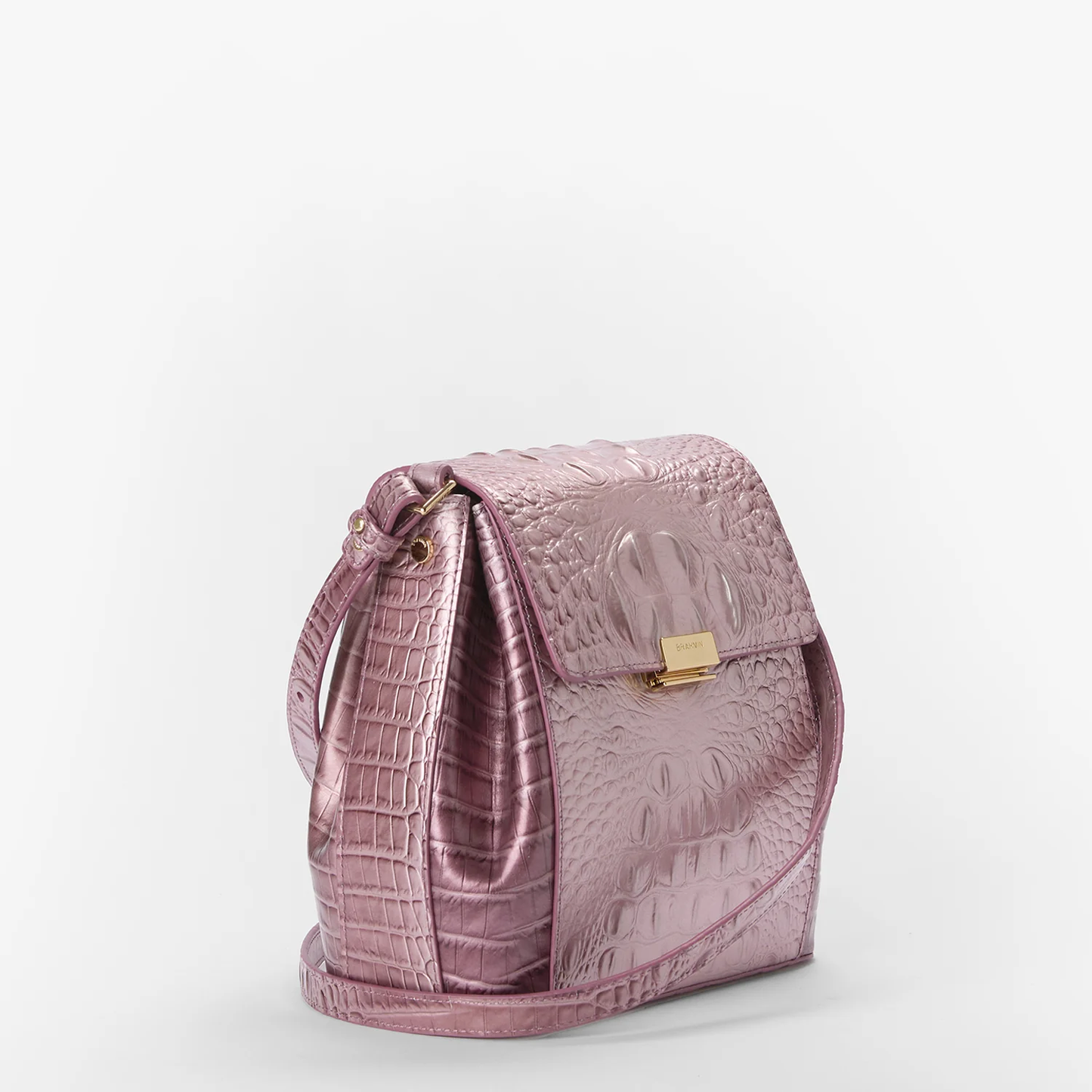 Brahmin Melbourne Collection Margo Crossbody, Mellow Rose