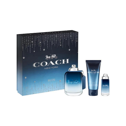 COACH - Blue 3 Piece Gift Set