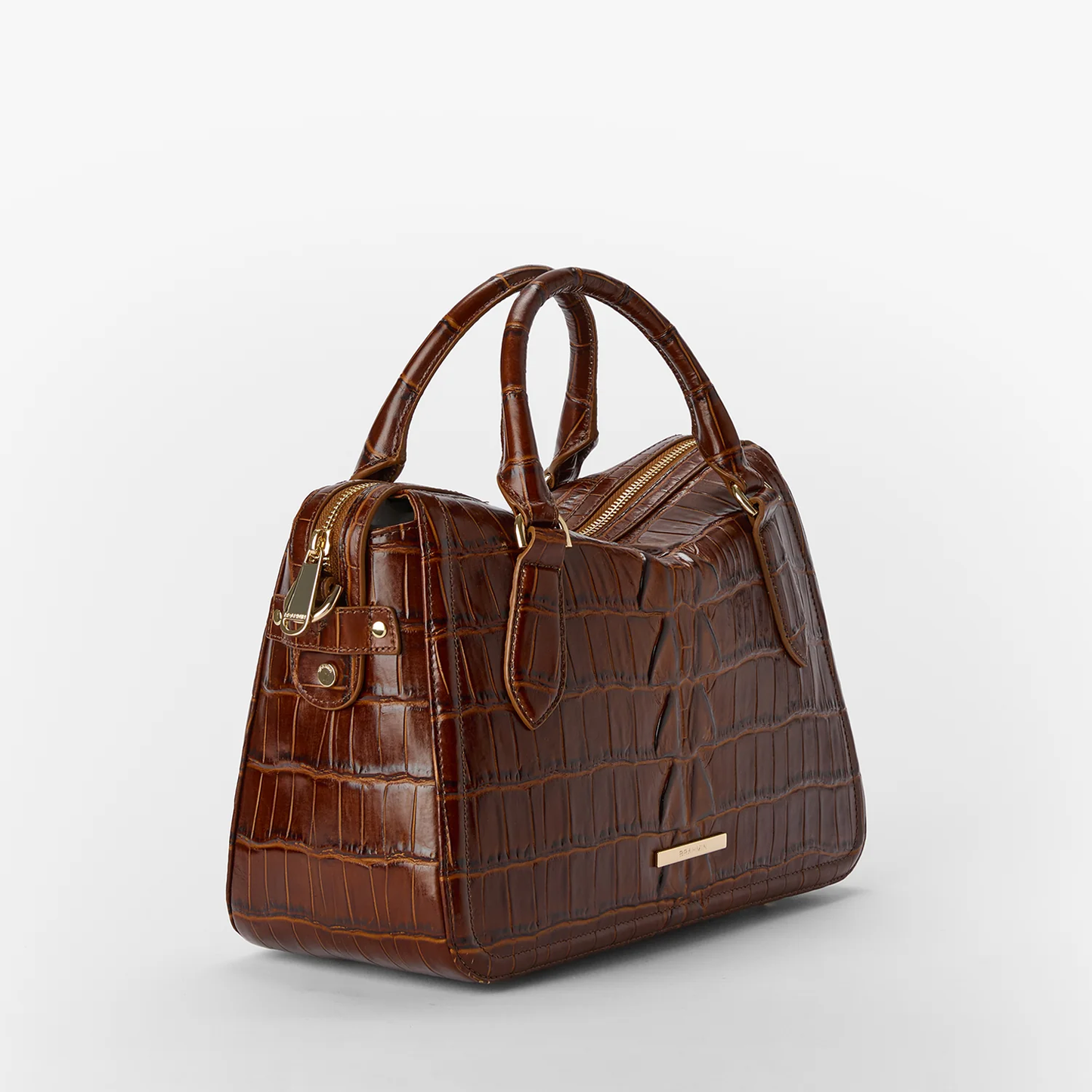 Brahmin Marana Collection Micaela Satchel, Chestnut