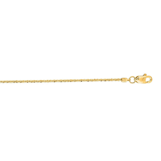 14K Sparkle Chain, 1.1mm